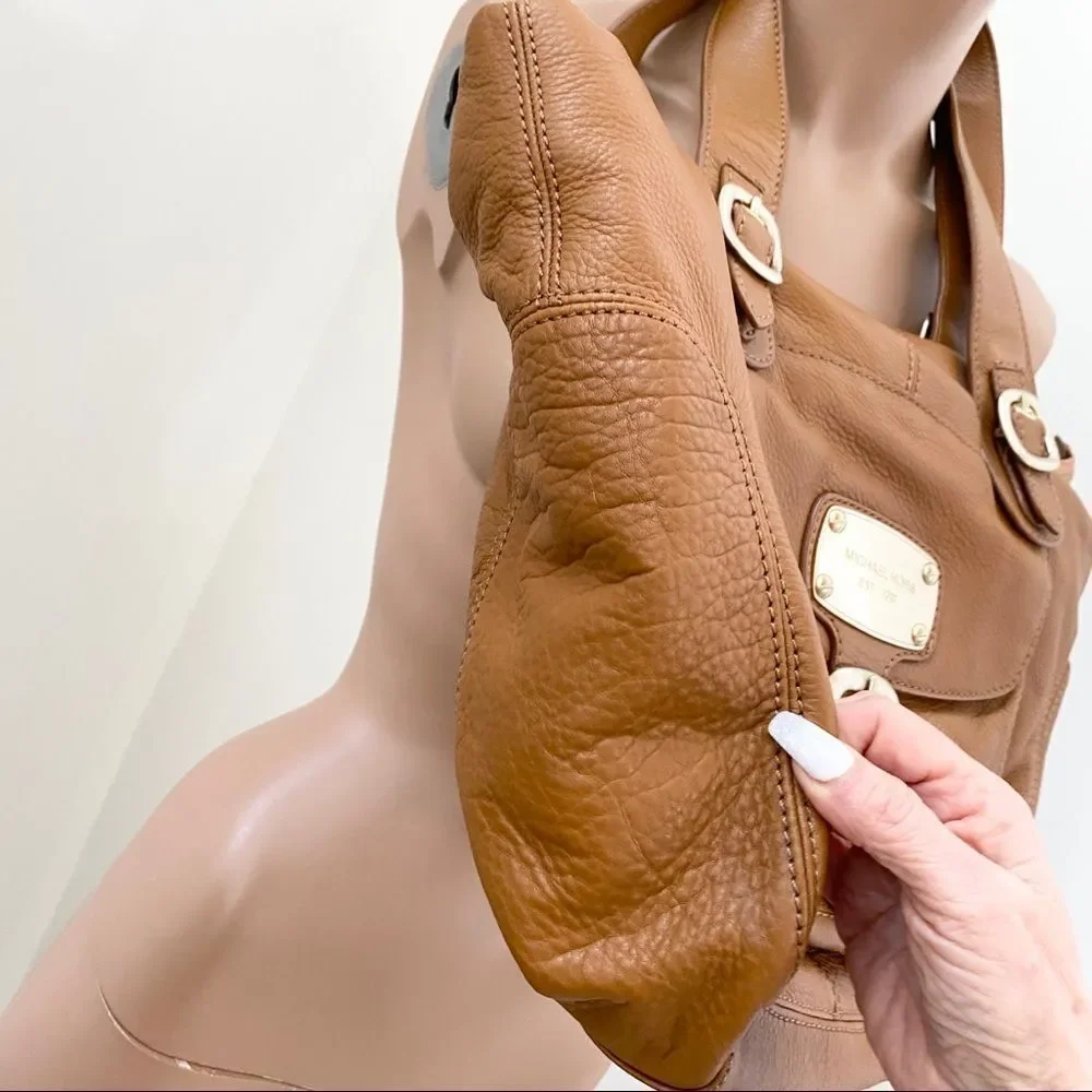 Michael Kors tan/brown satchel butter soft leather